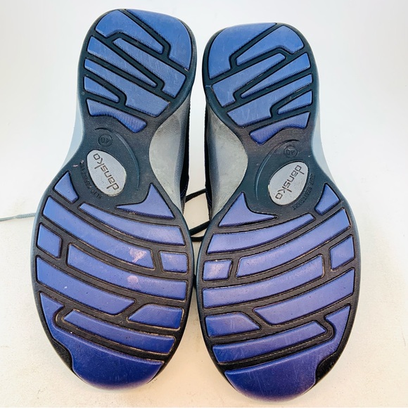 Dansko Gray Purple Sabrina Waterproof Suede Casual Sneakers size 40 9.5 10 - Picture 10 of 12